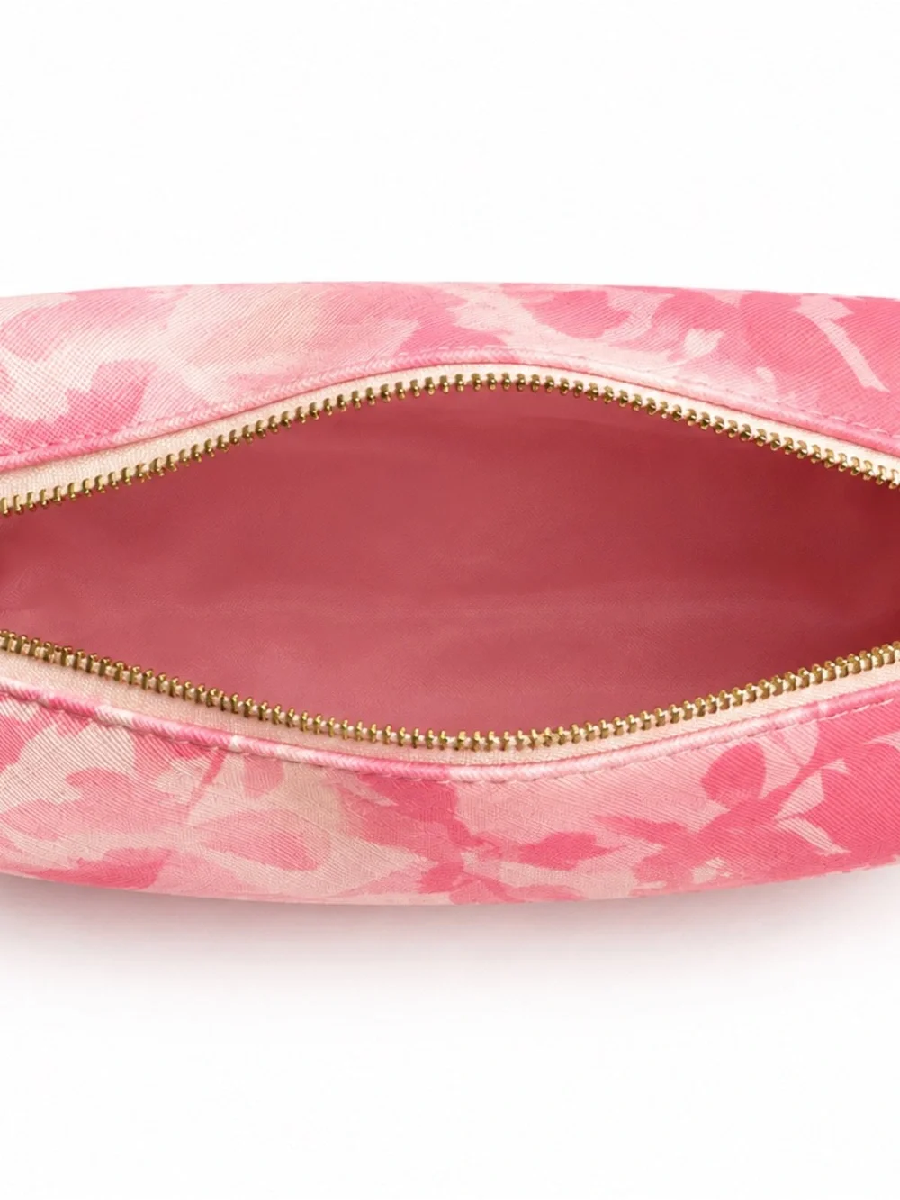 Ted Baker London Pink Floral Cosmetic Makeup Bag Travel Toiletry Case NWT Zip